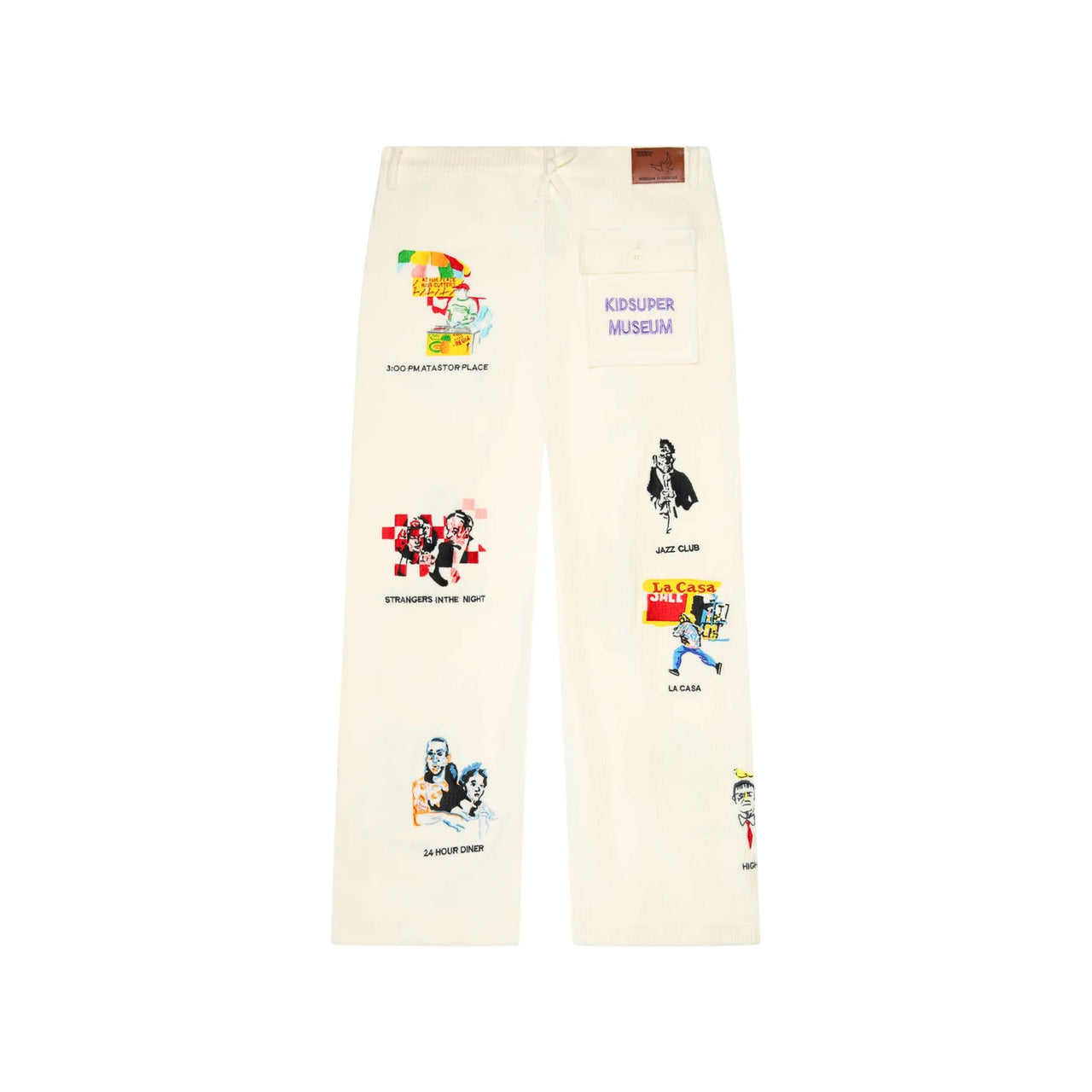 [Cream] KidSuper Museum Embroidered Cords