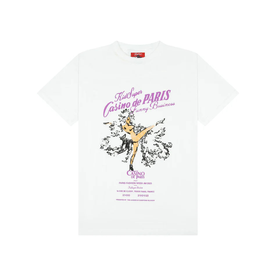 [White] Funny Business Tee