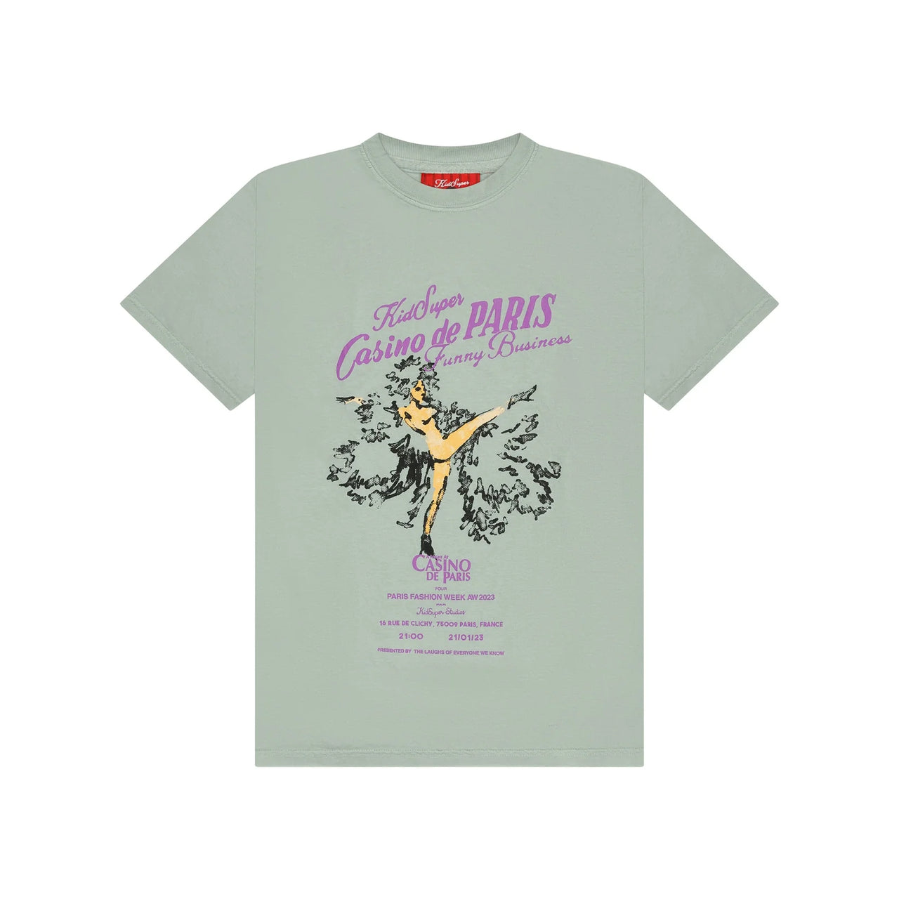 [Grey-Shale] Funny Business Tee