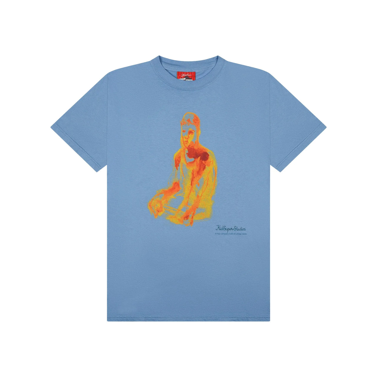 [Blue] Thinking Man Tee