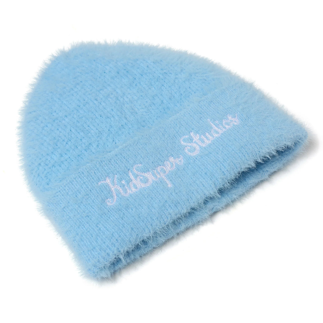 [Blue/Baby Blue] Fuzzy Knit Beanie