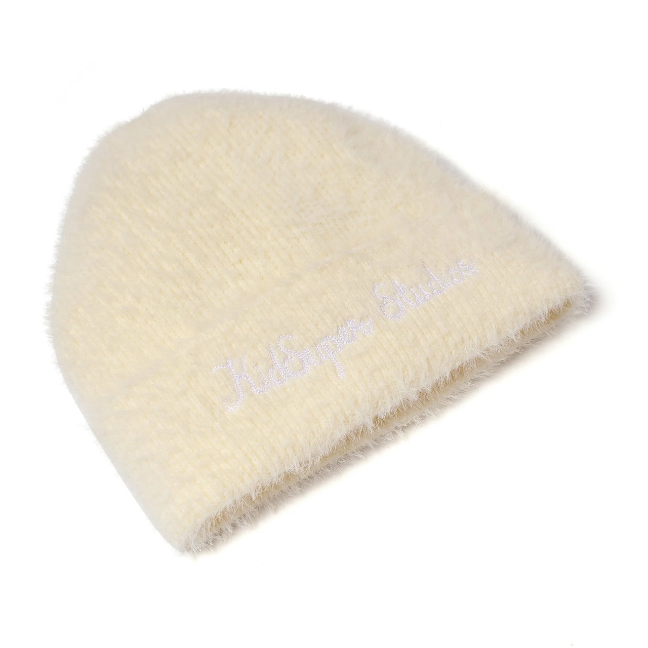[Cream] Fuzzy Knit Beanie