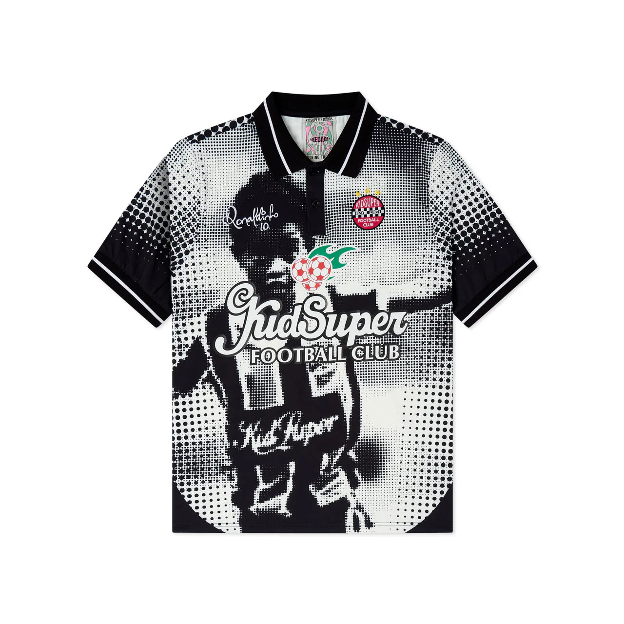 [Black] Ronaldinho x KidSuper Soccer Jersey