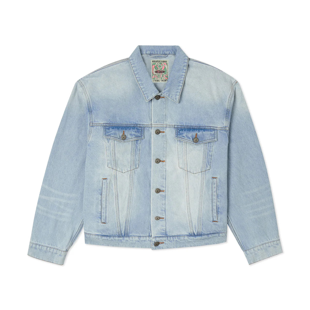 [Blue-Denim] Light Wash Denim Jacket