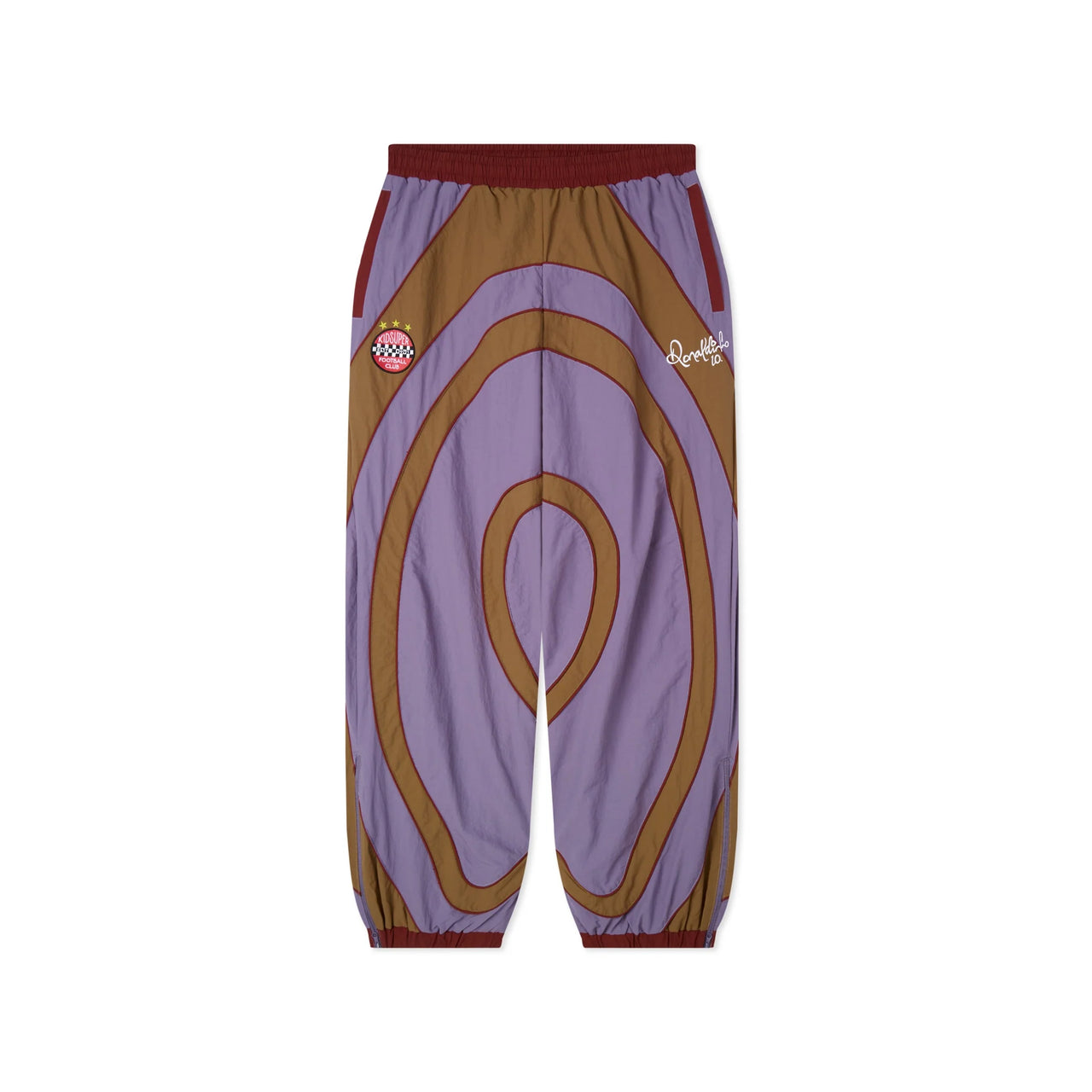[Brown-Blue-Red] Ronaldinho x KidSuper Windbreaker Pants