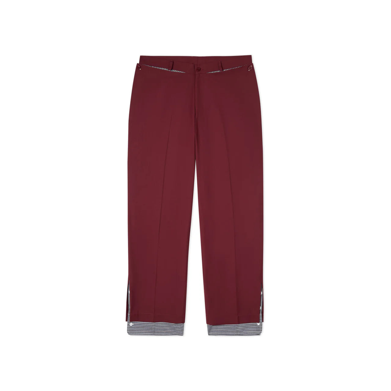 [Red-Burgundy] Cuff Pant