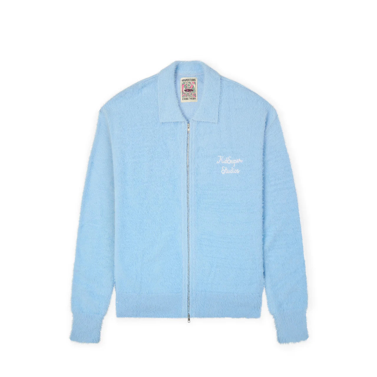 [Blue/Baby Blue] Fuzzy Zip Up