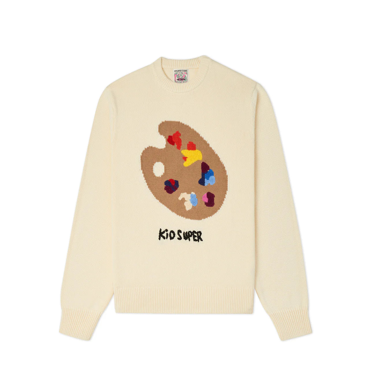 [Cream/Natural] Paint Palette Knit Sweater