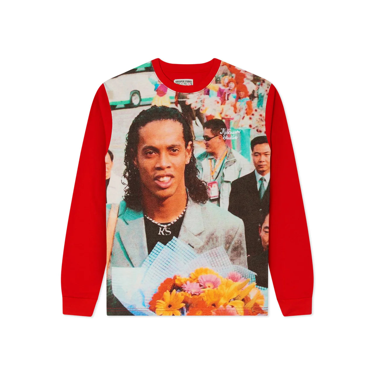 [Red] Ronaldinho x KidSuper Printed LS