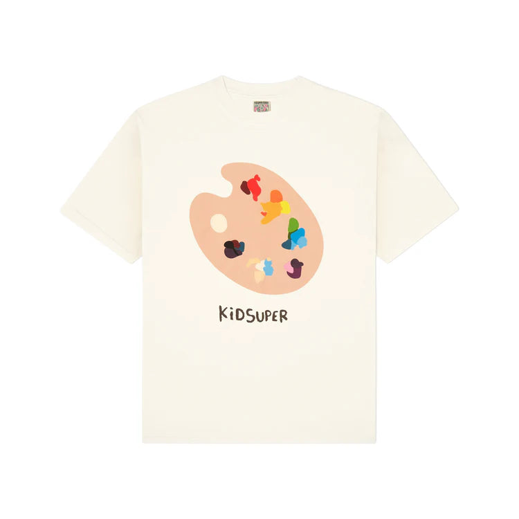 [Cream/Natural] Paint Palette Tee