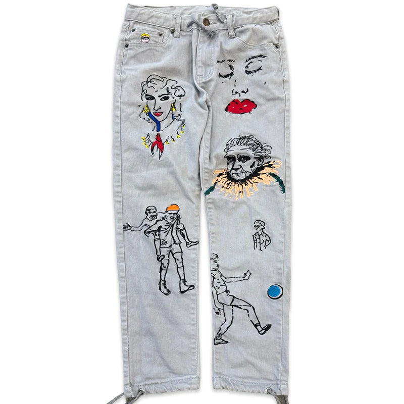 [GREY] WEDDING ARTWORK PANT