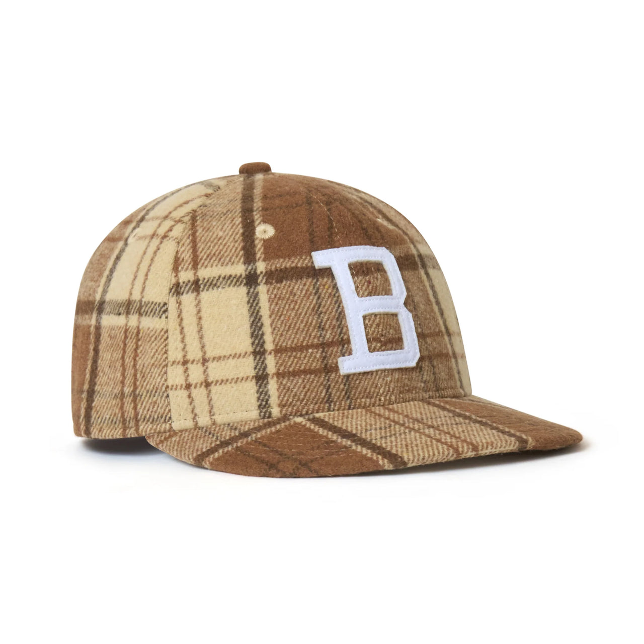 [Brown] BROOKLYN NETS X KIDSUPER Brooklyn "B" Plaid Hat