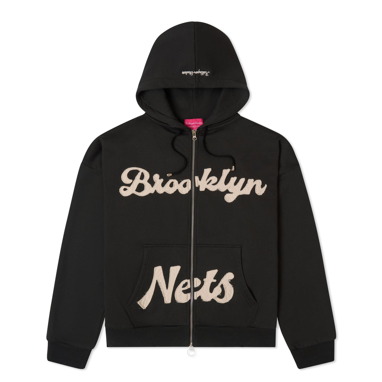 [BLACK] BROOKLYN NETS X KidSuper Brooklyn Zip Hoodie