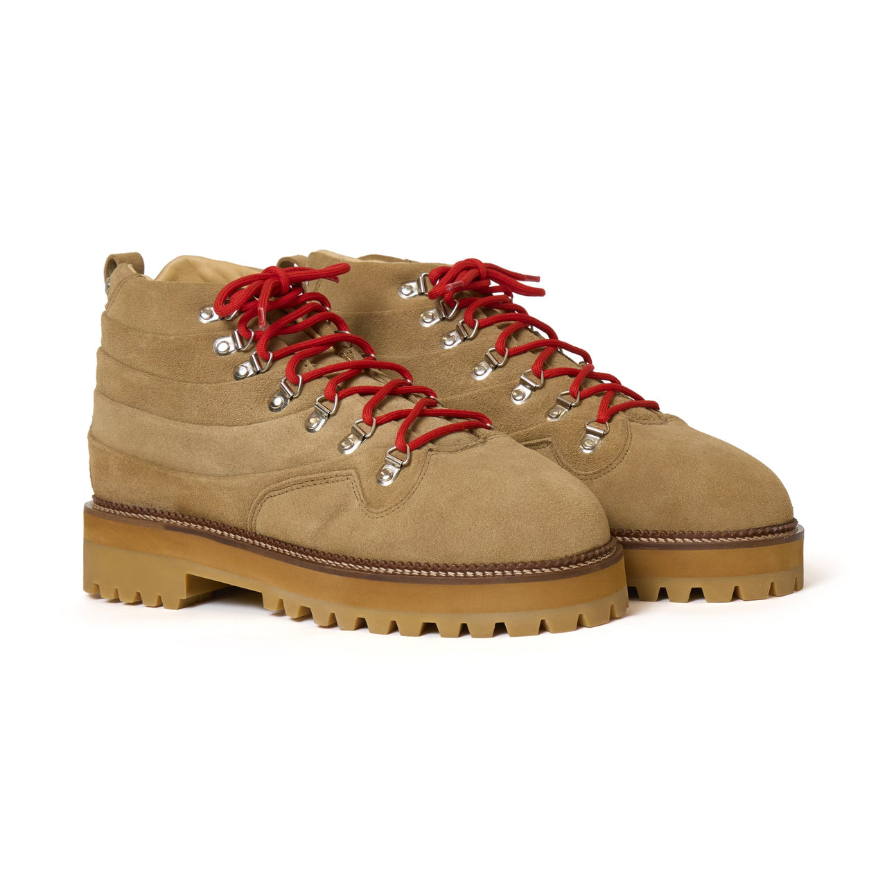 [Brown/Tan] Layered Boots