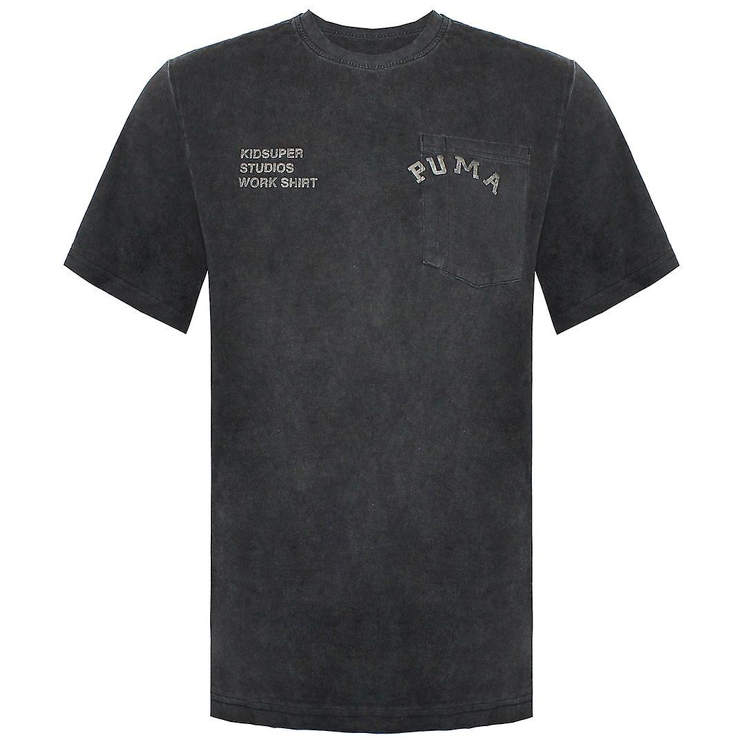 [BLACK] KIDSUPER X PUMA STUDIO WORK SHIRT