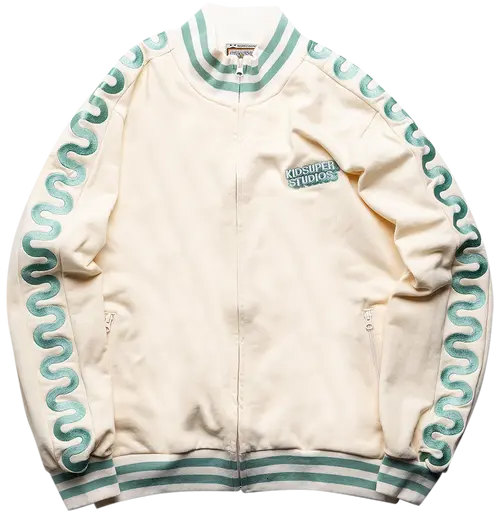 [Cream/Tan] KidSuper Simple Tracksuit Jacket