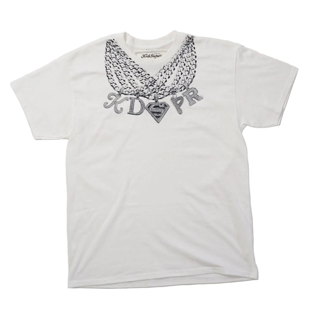 [WHITE] Richard Kauli x Kidsuper Chain Tee