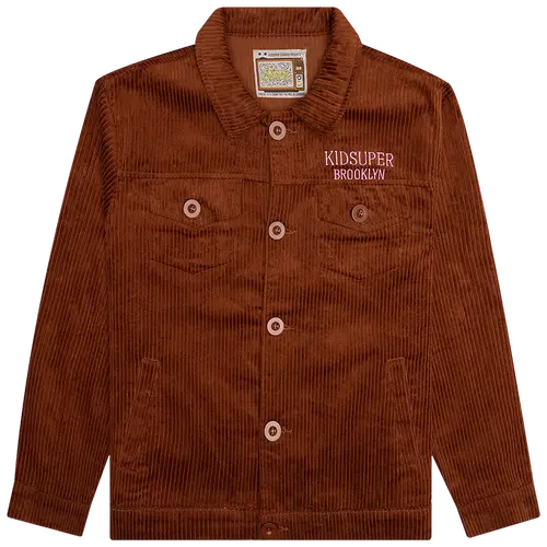 [BROWN] Cord Jacket