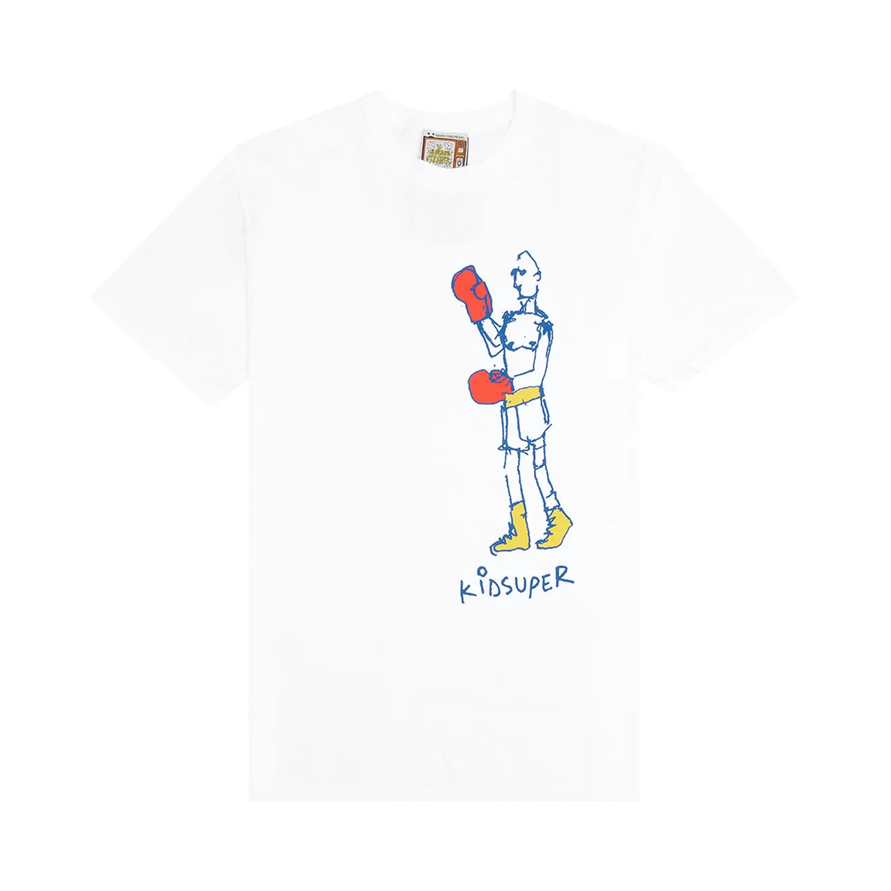 [WHITE] Men Boxing Tee