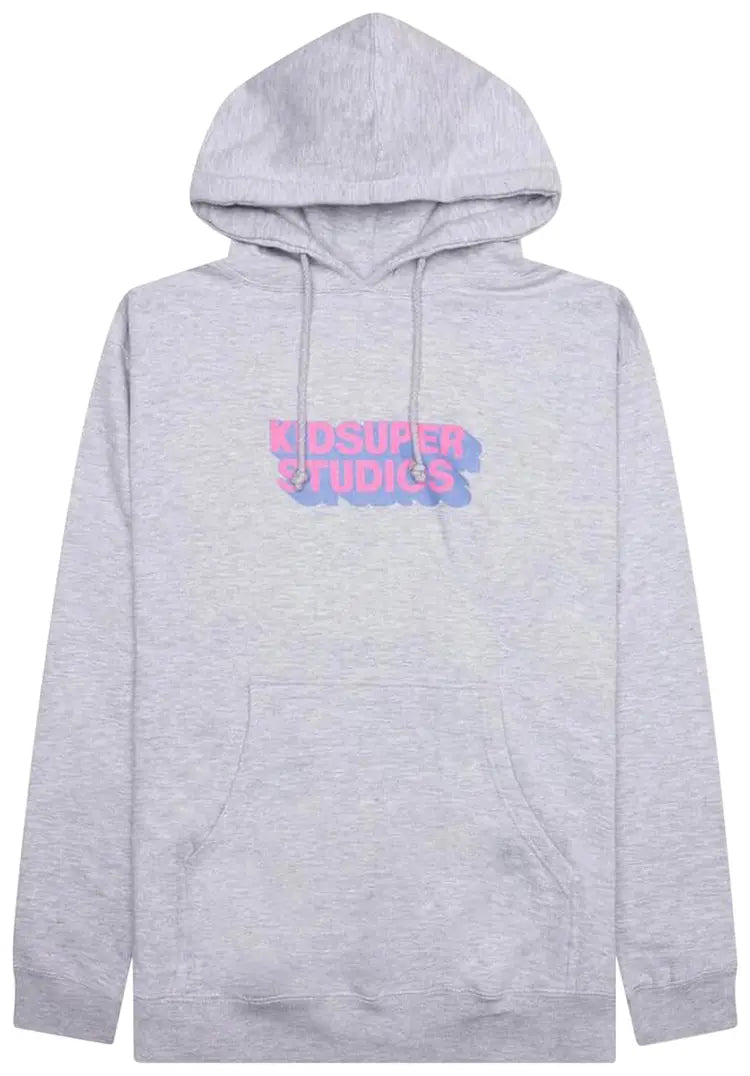 [Grey-Pink-Purple] Logo Hoodie