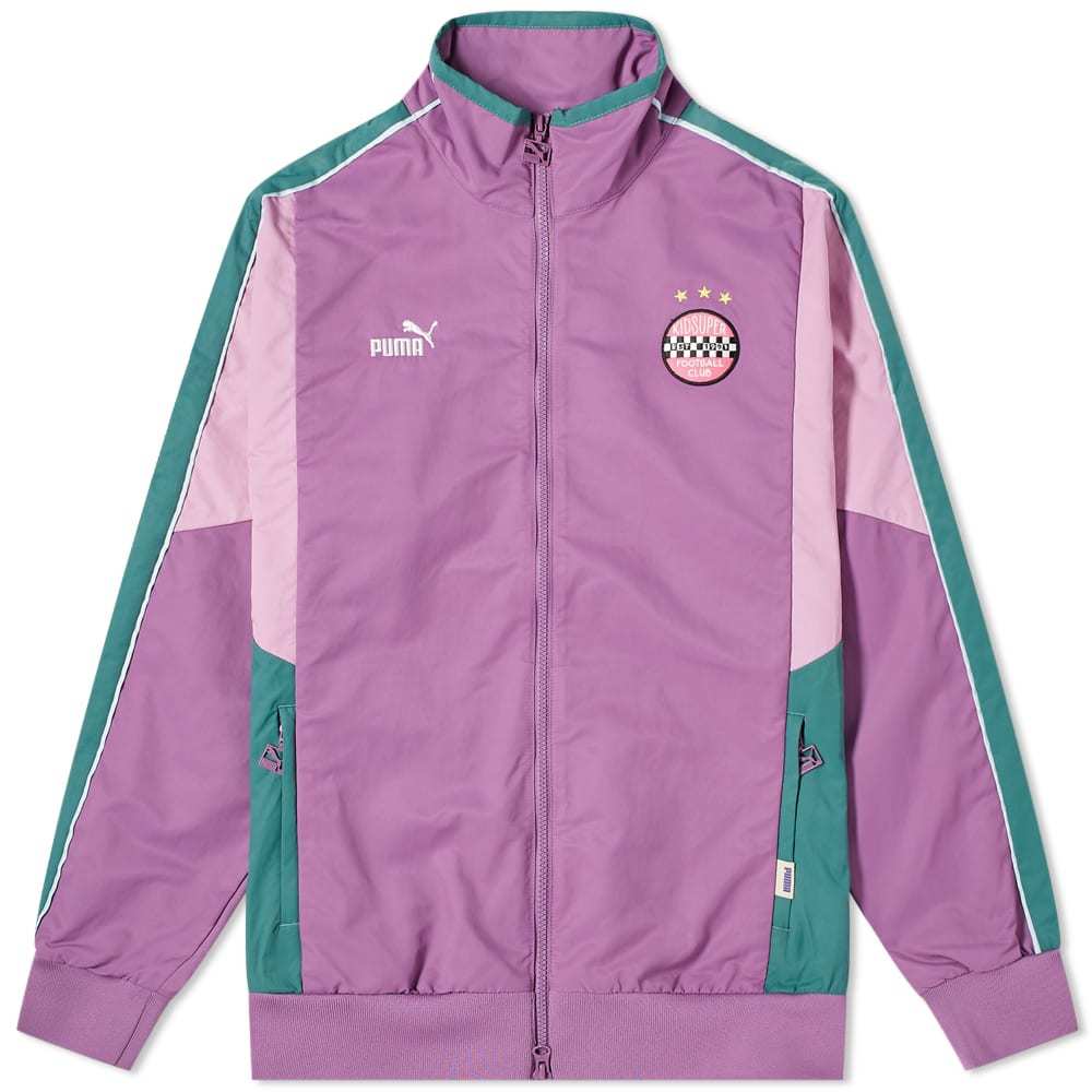 [PURPLE-PINK-GREEN] Puma × KidSuper Studios Windbreaker Nylon Woven Track Jacket
