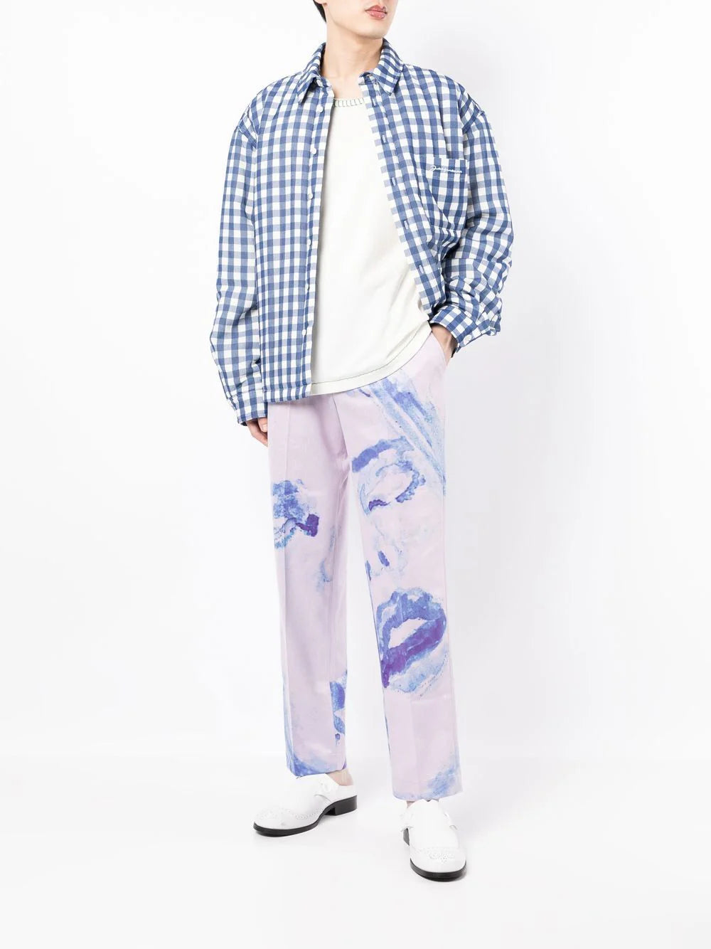 [Purple/Violet] Lady Face Suit Bottom