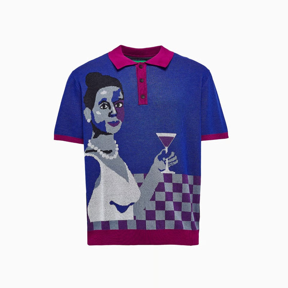 [BLUE-PURPLE] Lady Martini Polo