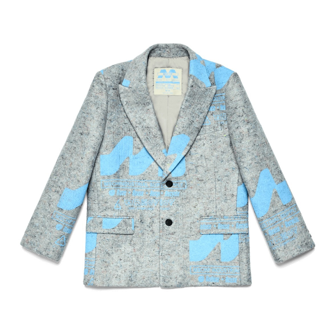 [Grey-Blue] KIDSUPER X MSCHF UHAUL COLLAB SUIT JACKET
