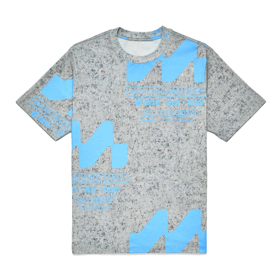 [Grey-Blue]  KIDSUPER X MSCHF UHAUL COLLAB TEE