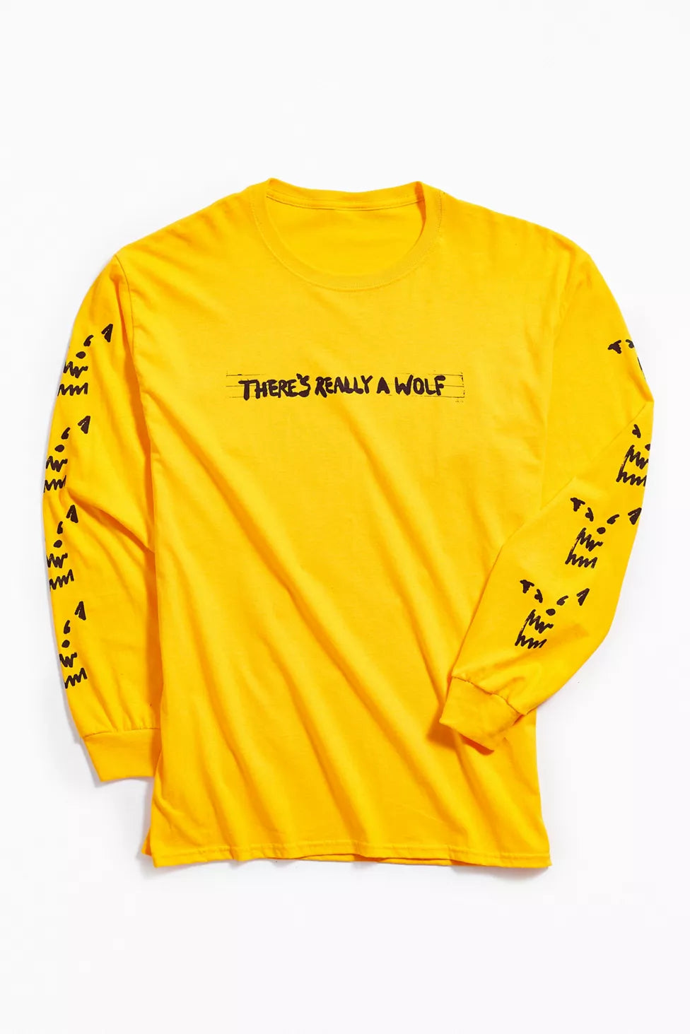 [YELLOW] KidSuper x RUSS There's Really a Wolf Long Sleeve Tee