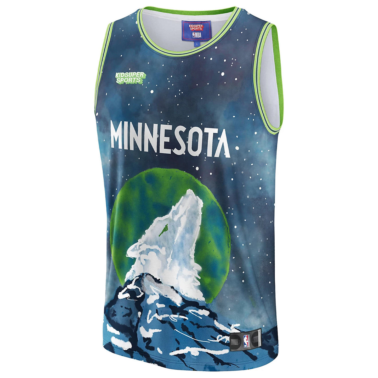 [Multicolor] NBA X KIDSUPER Minnesota Timberwolves Jersey