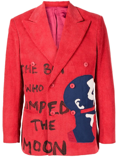 [Red] KidSuper Jumped the Moon Suit Top