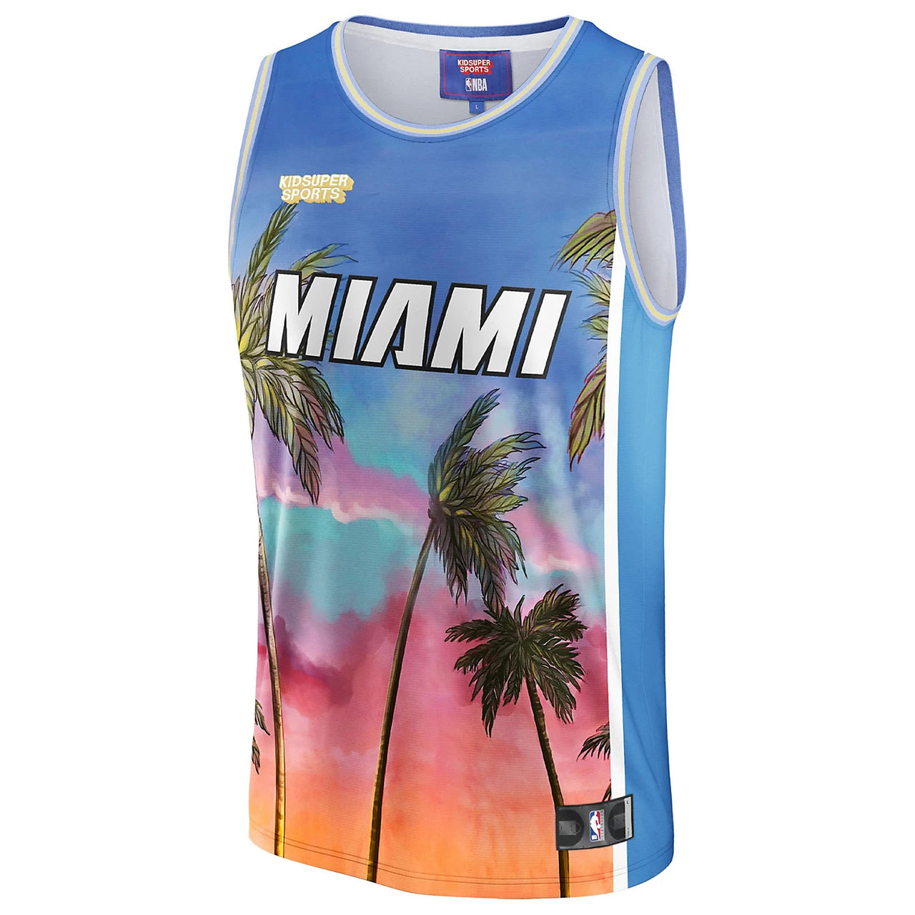 [MULTICOLOR] NBA X KIDSUPER MIAMI HEAT JERSEY