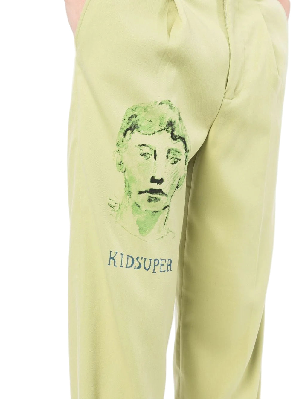 [GREEN] PLEATED PORTRAIT PANT
