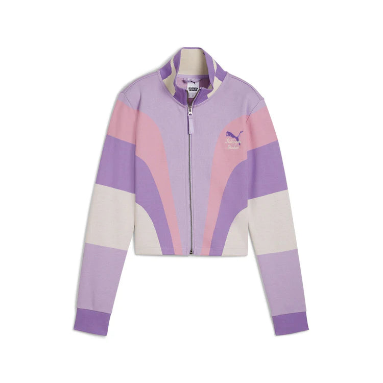 [PURPLE/VIVID VILOET] Puma x KidSuper Cropped Womens Jacket