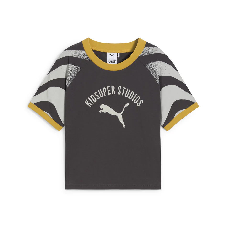 [Grey-Yellow] PUMA X KIDSUPER RINGER TEE