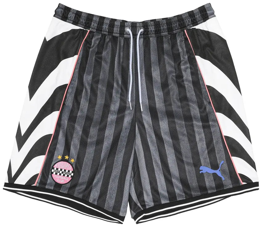 [Black] Puma x KidSuper Studios FC Shorts