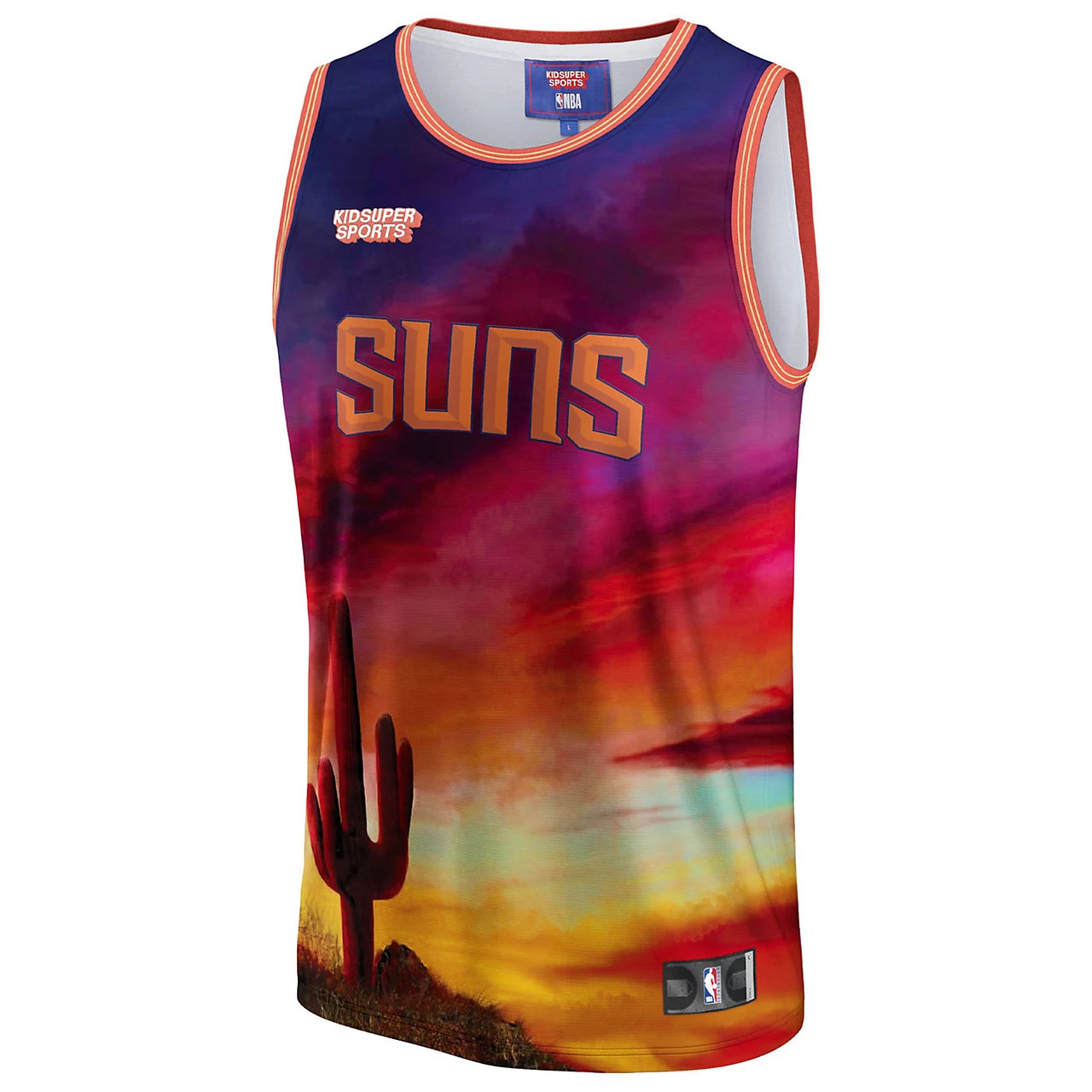 [MULITCOLOR] NBA X KIDSUPER Phoenix SUNS Jersey