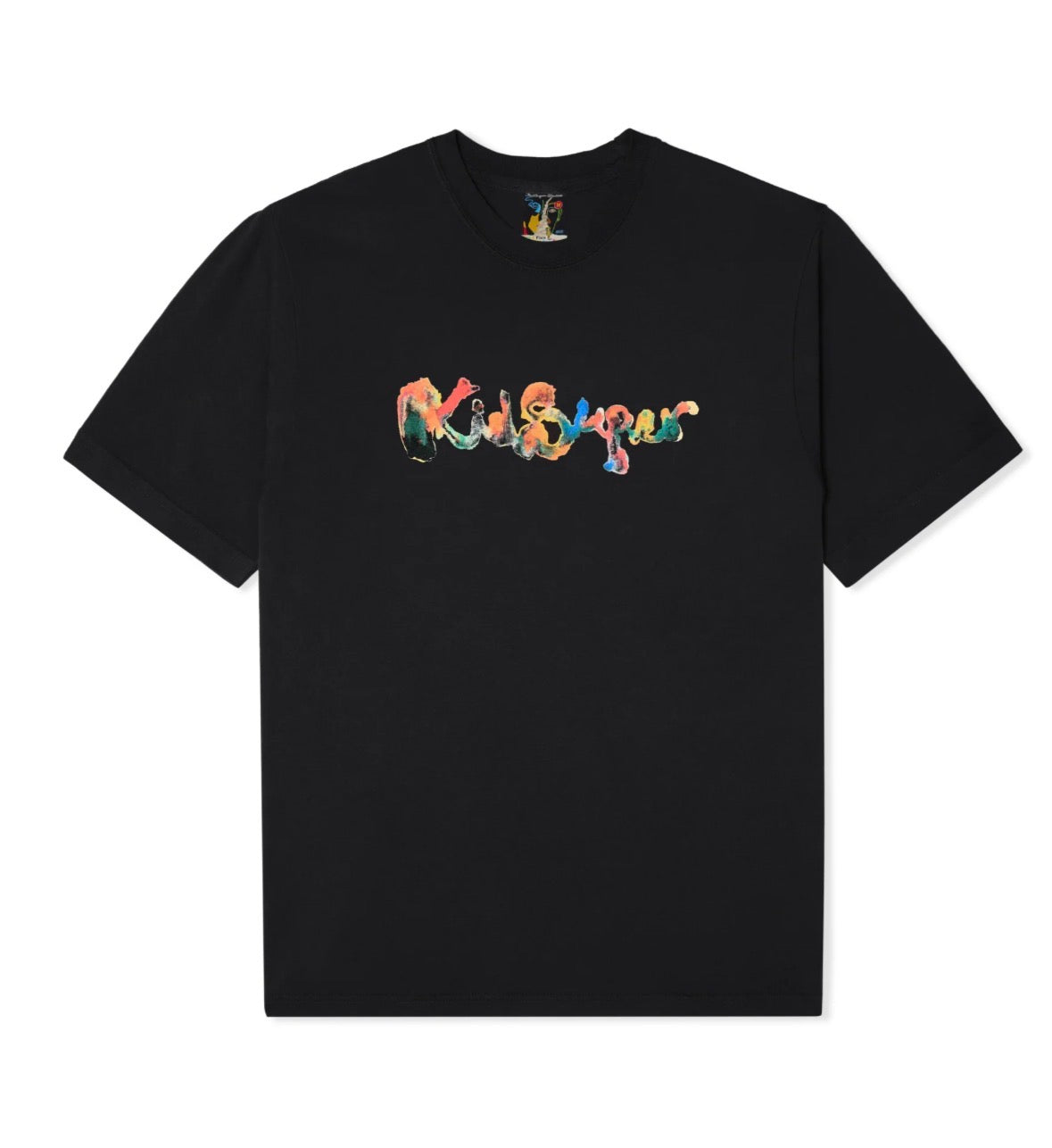 [BLACK] BLOTCHY LOGO TEE
