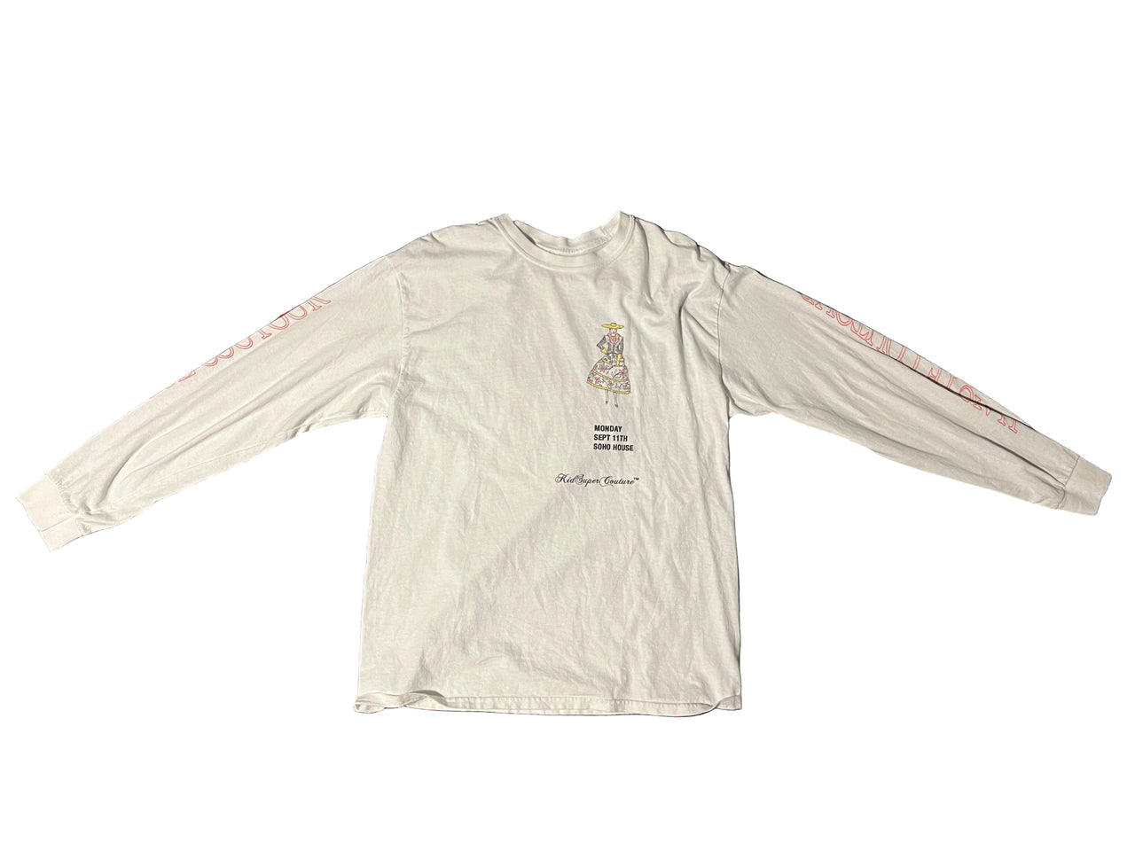 [WHITE] COUTURE F-17 READY TO NEVER WEAR LONG SLEEVE TEE