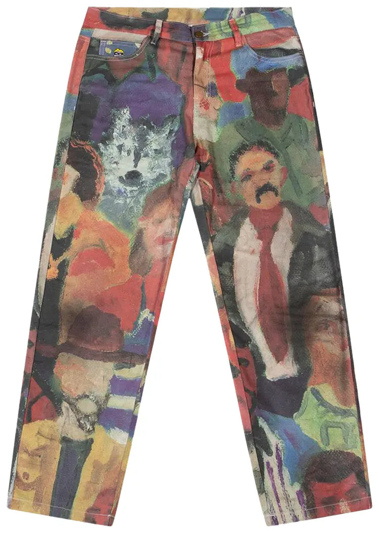 [Multicolor] There Really Is A Wolf Trousers