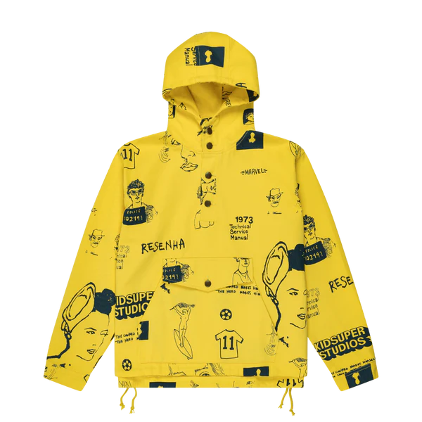 [YELLOW-Denim] DOODLE Denim JEAN PULLOVER