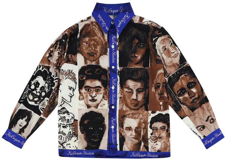 [MULTICOLOR] Faces Button Down Shirt