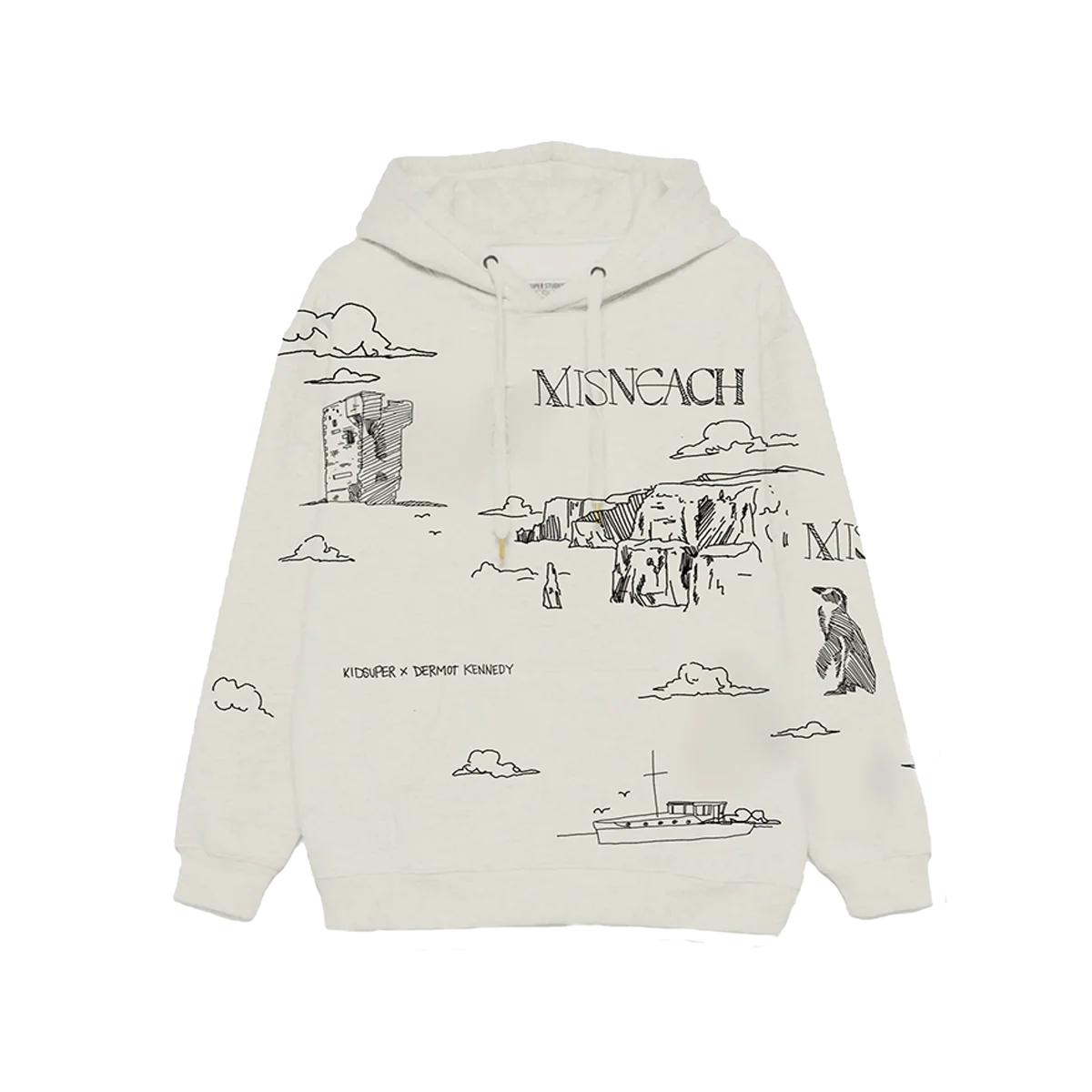[GREY] KIDSUPER X MISNEACH HOODIE
