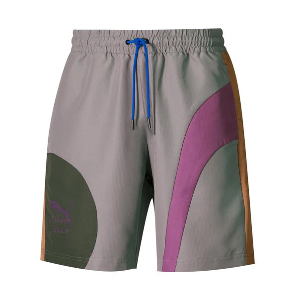 [PURPLE-GREY] PUMA X KIDSUPER WOVEN SHORTS