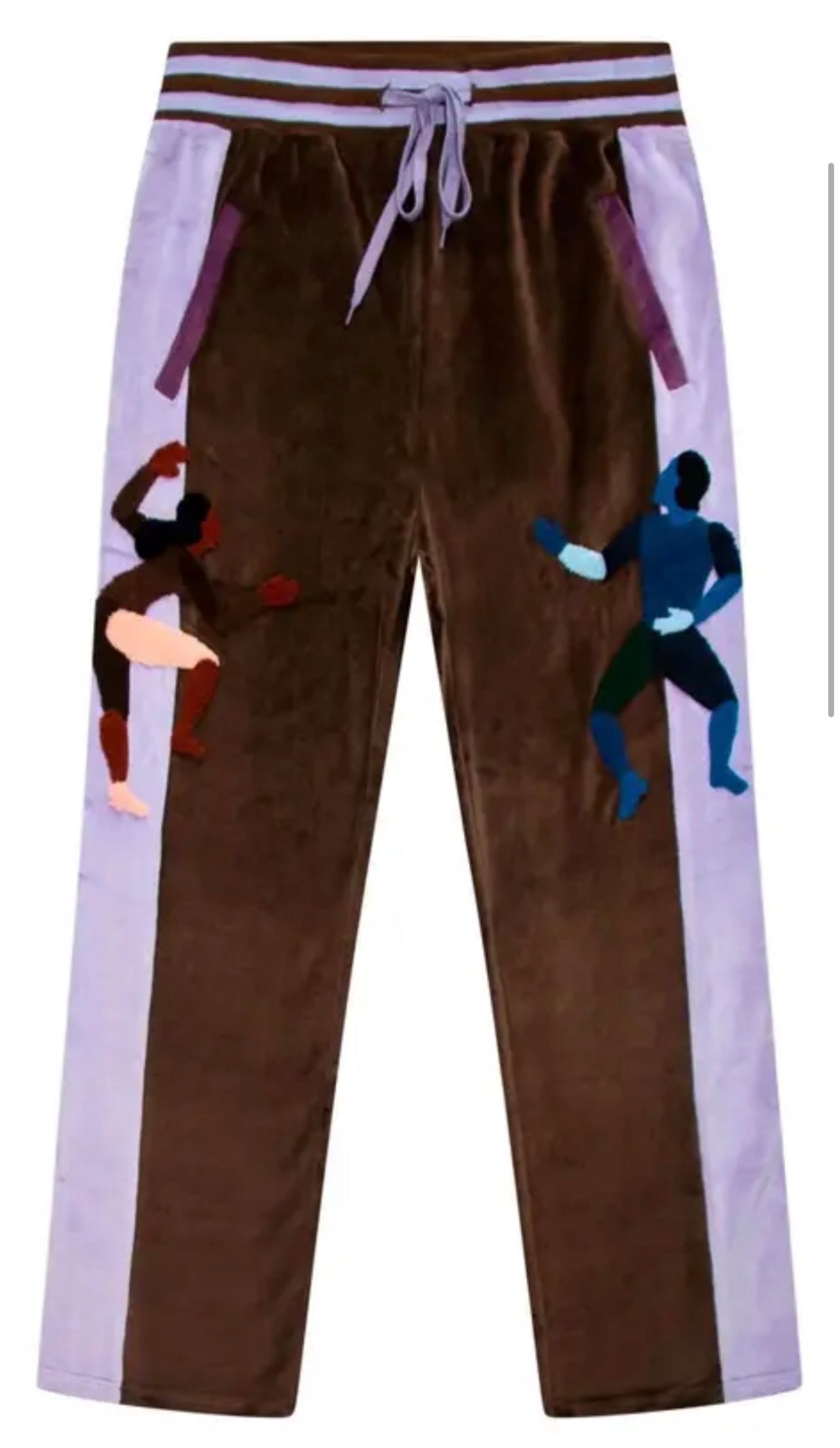 [Brown] Dancer Velour Track Pant