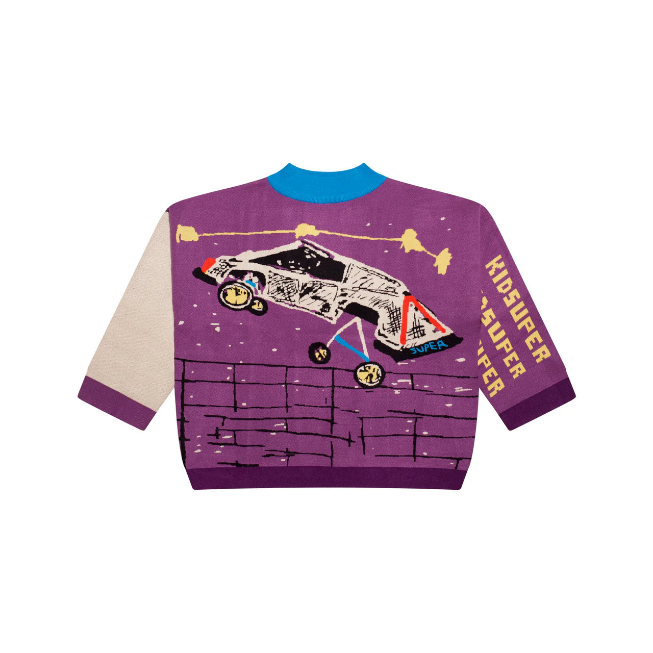 [MULTICOLOR] KidSuper X Action Bronson Car Sweater
