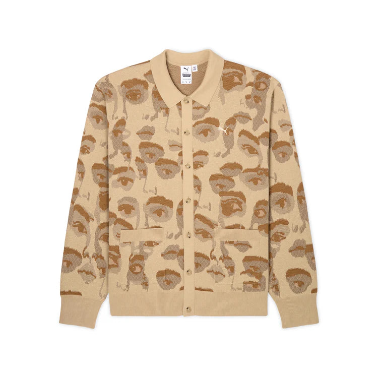 [Brown-GRANOLA] PUMA X KIDSUPER CARDIGAN