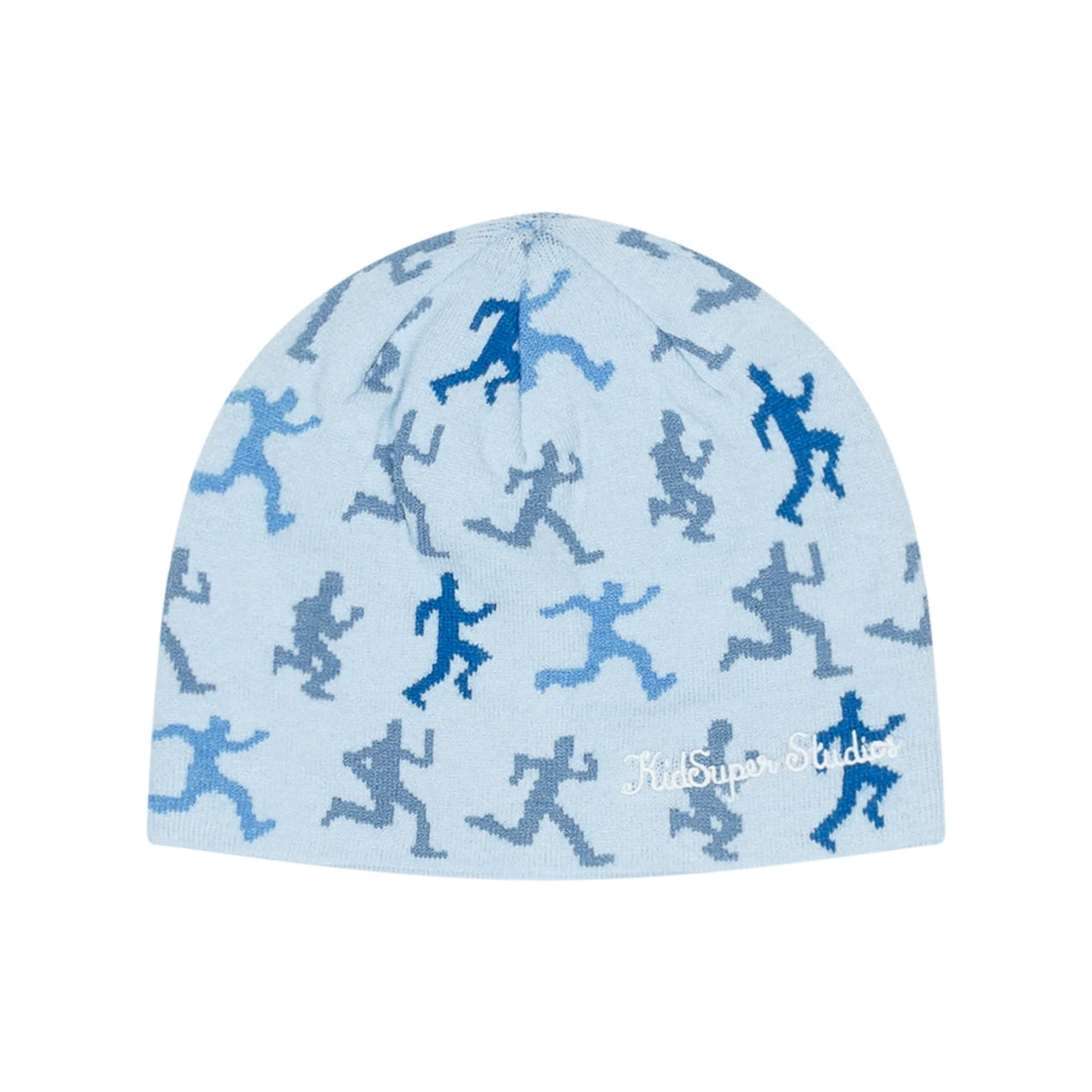 [Blue] Running Guys Pattern Skully