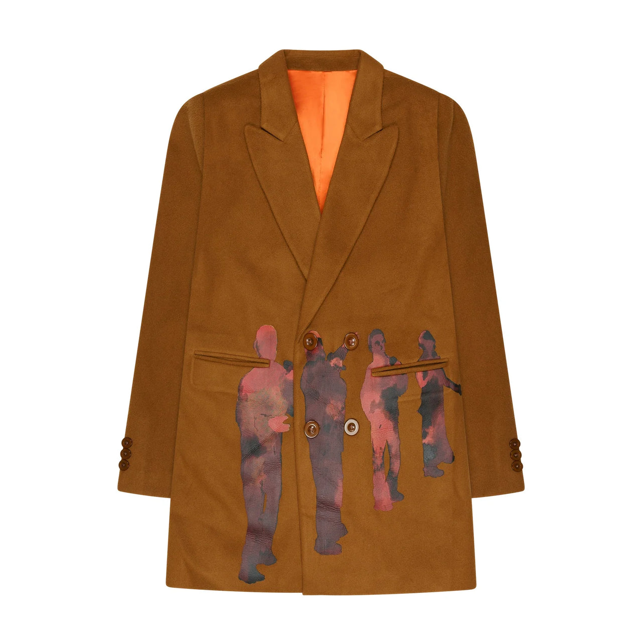 [BROWN] Performance Peacoat